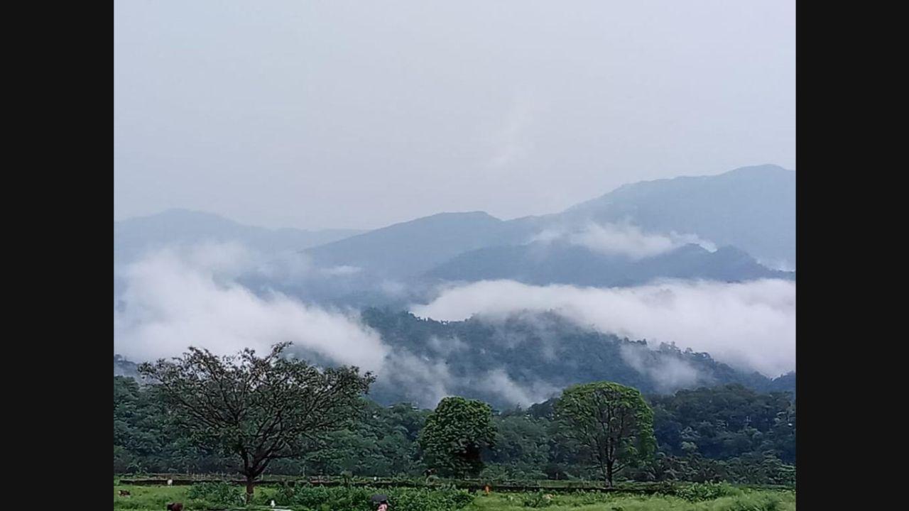 Md Khwawis Ansari, a 14-year-old cancer survivor shares a photo from his hometown near Chamurchi View Point, Bhutan border. Photo: Rajen Nair/Cancer Art Project